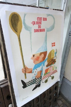 Vintage Danish Advertising Poster-Antoni Jensen