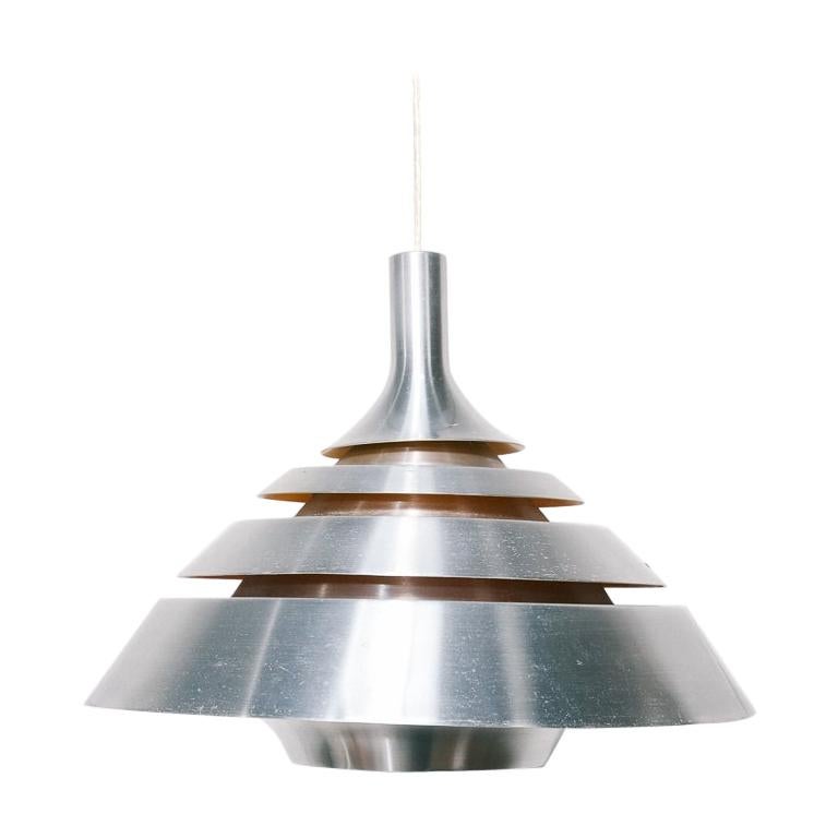 Vintage Danish Aluminum Pendant Lamp by Dana