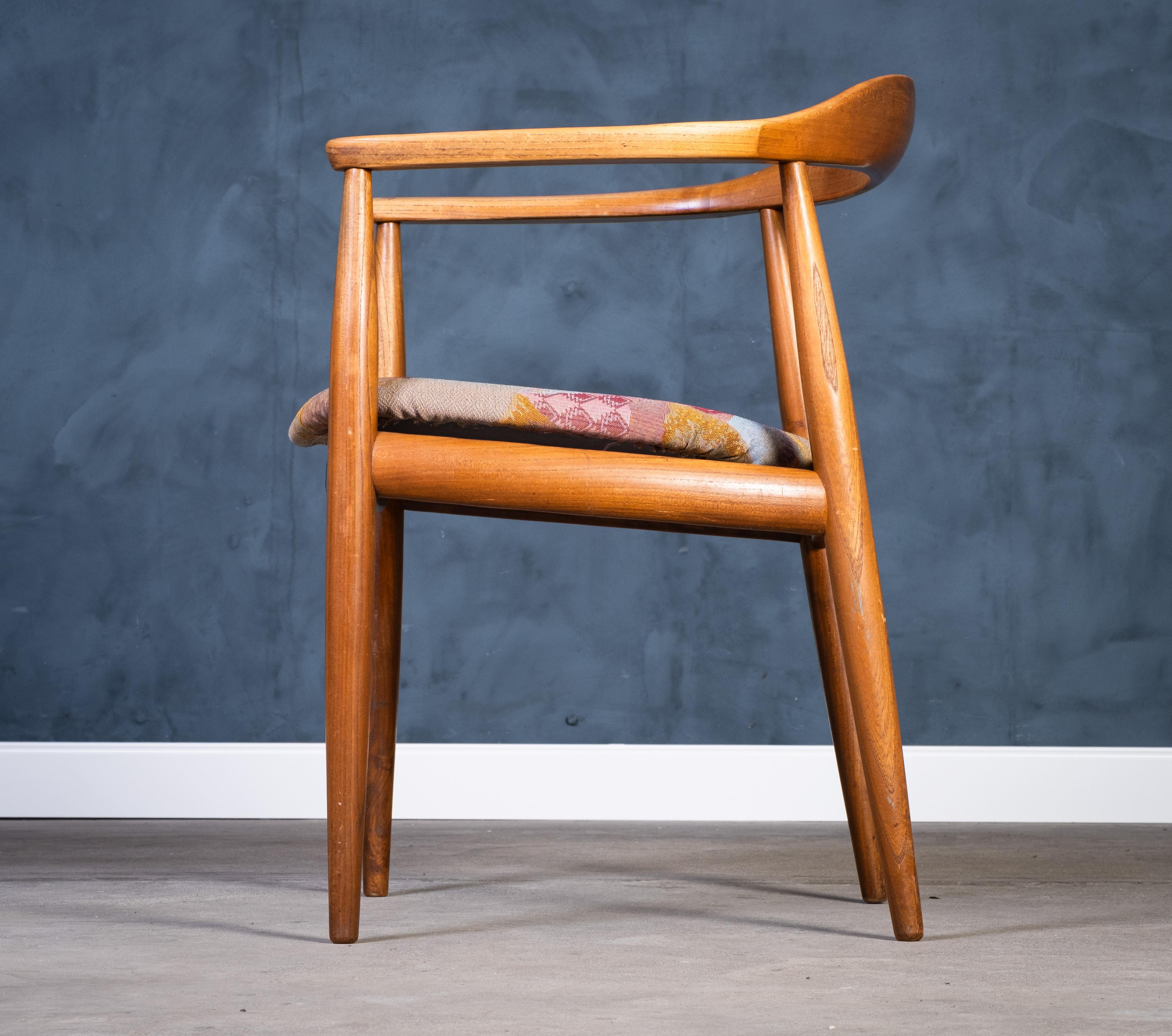 Elm Vintage Danish Armchair by Illum Wikkelsø for Niels Eilersen, 1960s For Sale