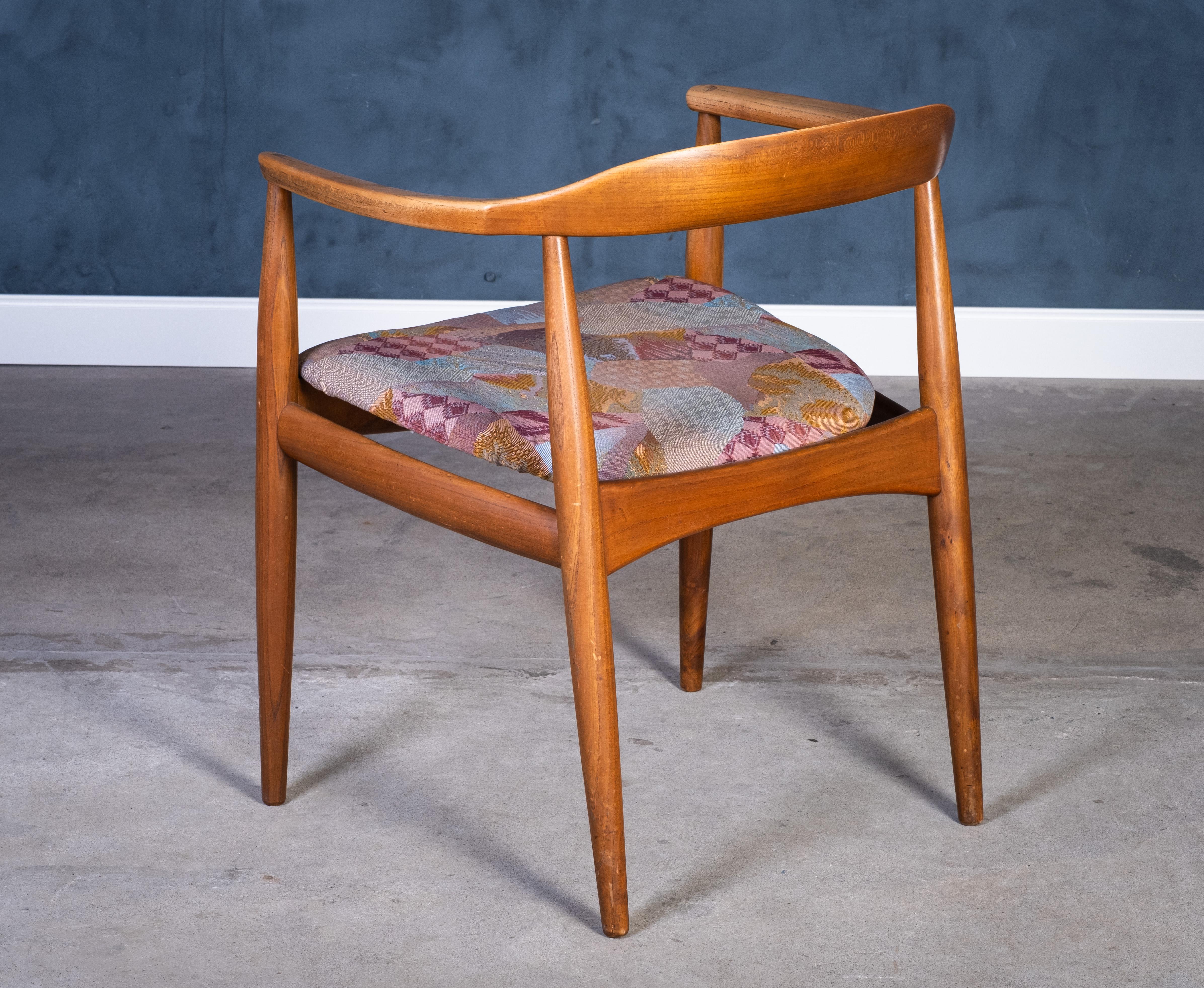 Vintage Danish Armchair by Illum Wikkelsø for Niels Eilersen, 1960s For Sale 2