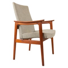 Fauteuil danois vintage en teck par Erik Kierkegaard pour Høng:: années 1960