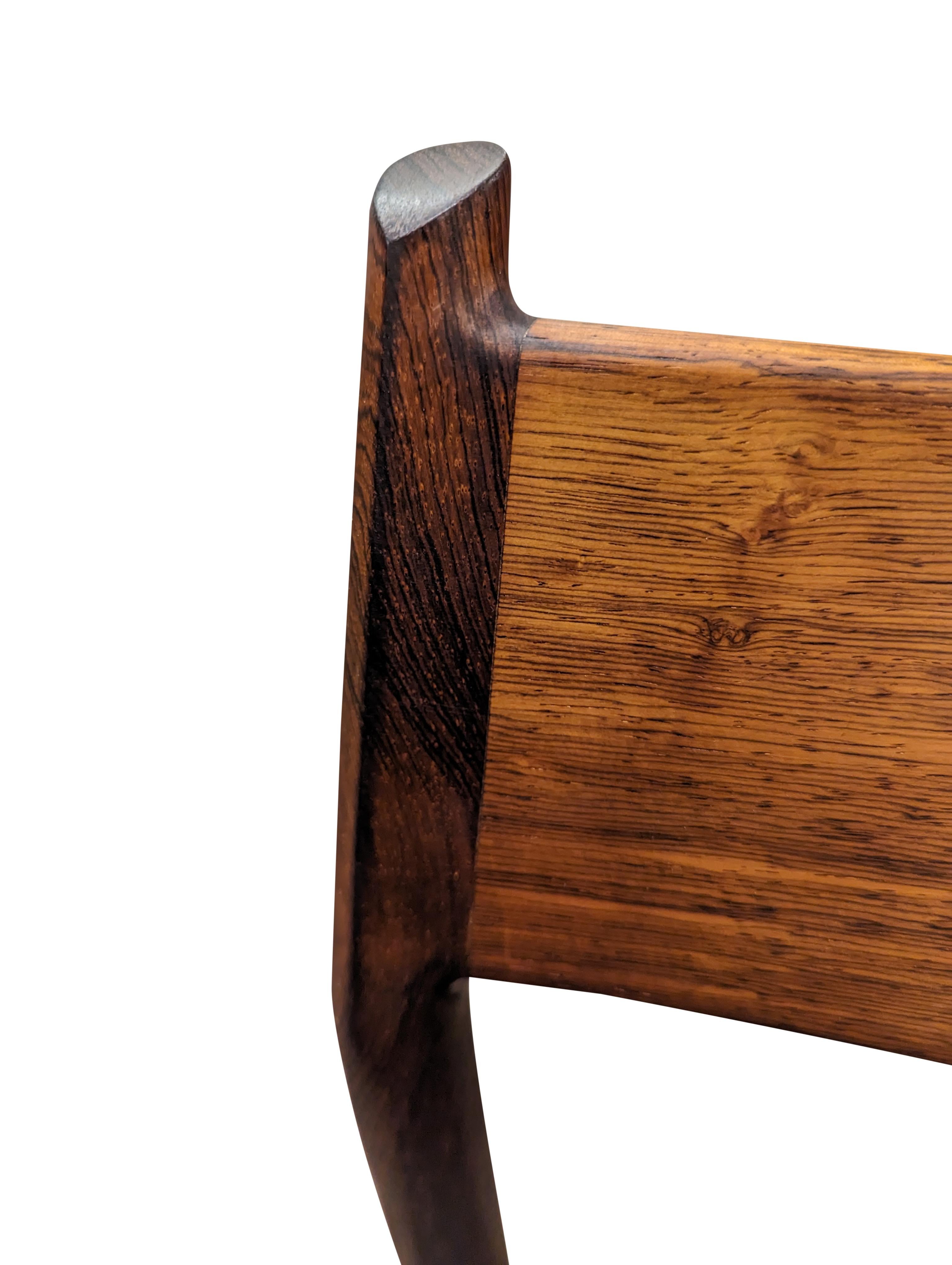 Chaise de salle à manger danoise vintage en bois de rose Arne Vodder pour Sibast Mobler - 082316 2