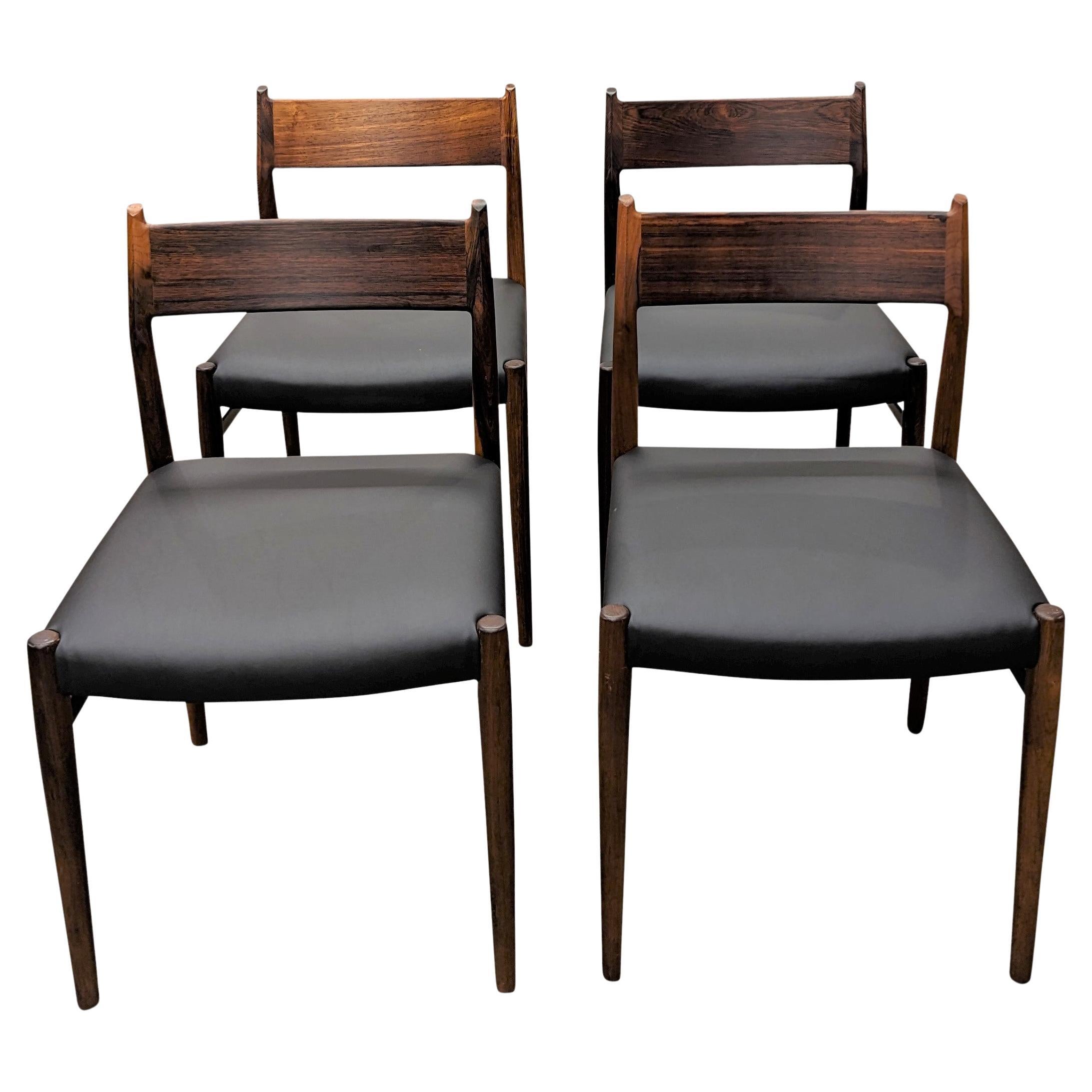 Vintage Danish Arne Vodder for Sibast Mobler Rosewood Dining Chair - 082316 For Sale