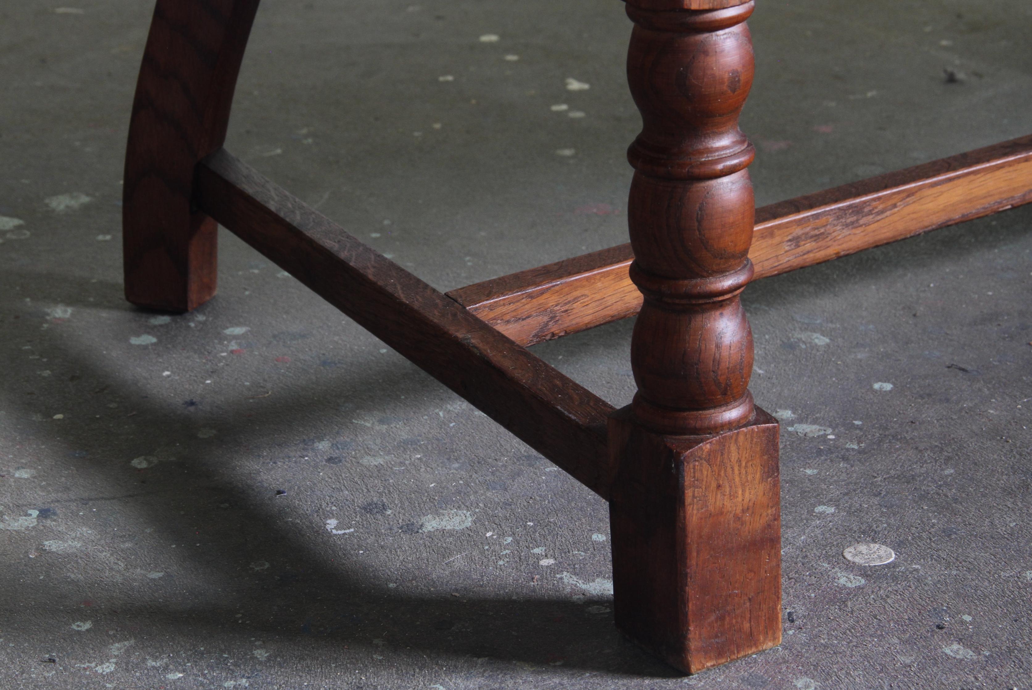 Sofá Art Decó danés vintage de roble - Años 40 mediados del siglo XX en venta