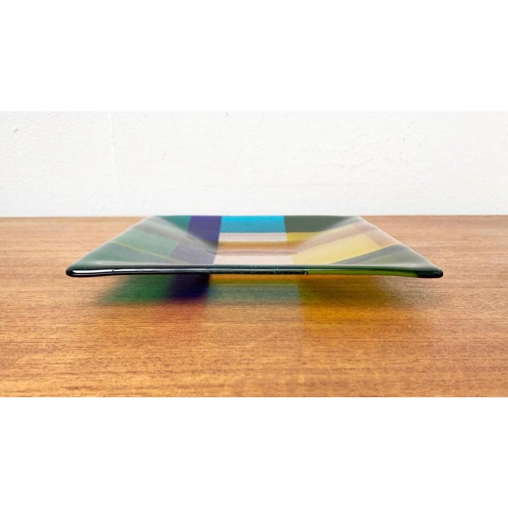 Vintage Danish Art Glass Bowl from Greve Glaskunst, 1980s In Excellent Condition For Sale In Hamburg, DE