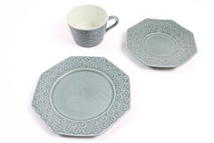 Vintage Danish Azur Coffee/Tea Service Trio by Jens H. Quistgaard for Kronjyden