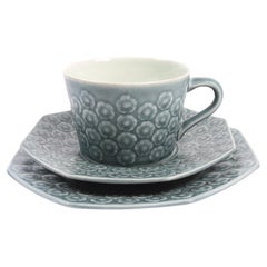 Vintage Danish Azur Coffee/Tea Service Trio by Jens H. Quistgaard for Kronjyden