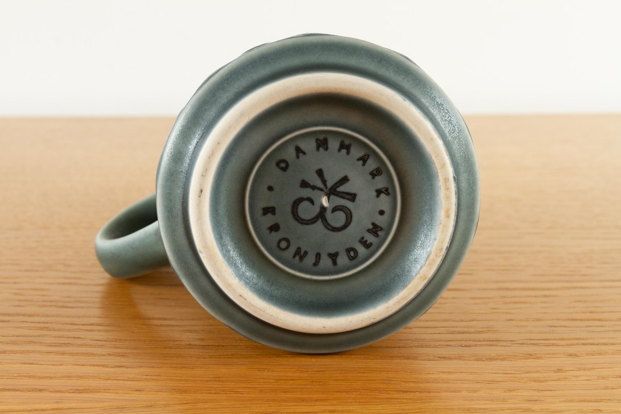 Mid-20th Century Vintage Danish Azur Stoneware by Jens H. Quistgaard for Kronjyden, 1960s For Sale