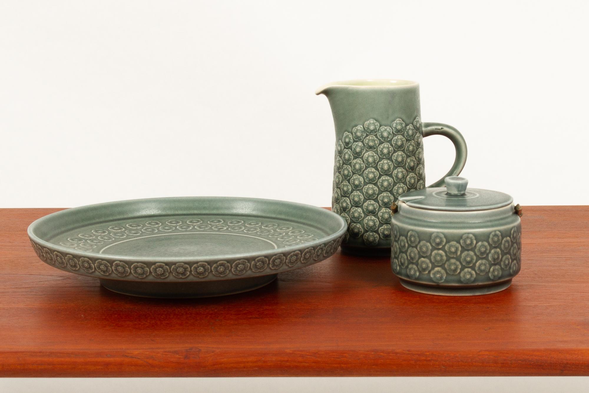 Vintage Danish Azur Stoneware Tea Set by J. H. Quistgaard 4