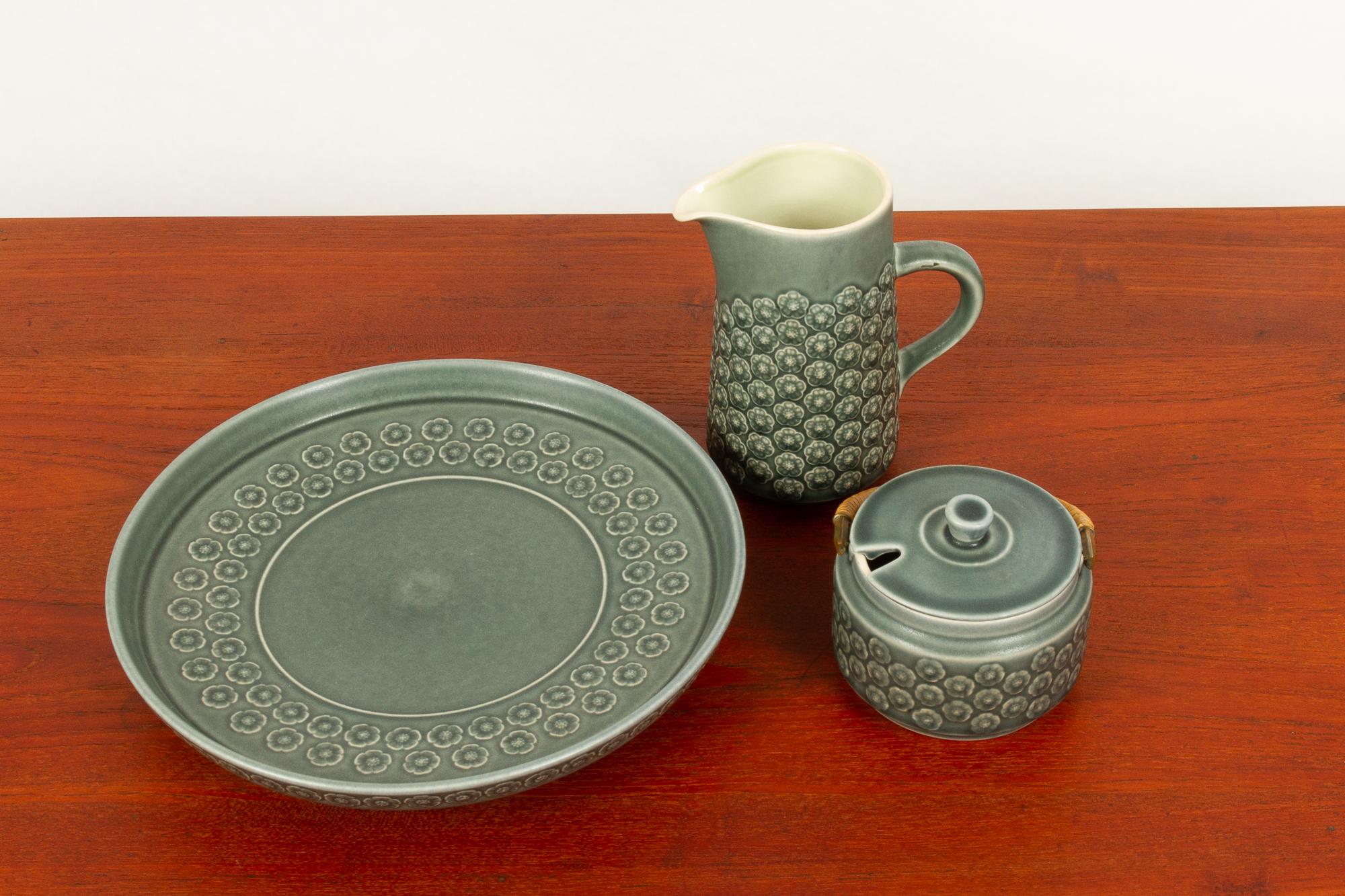Vintage Danish Azur Stoneware Tea Set by J. H. Quistgaard 5