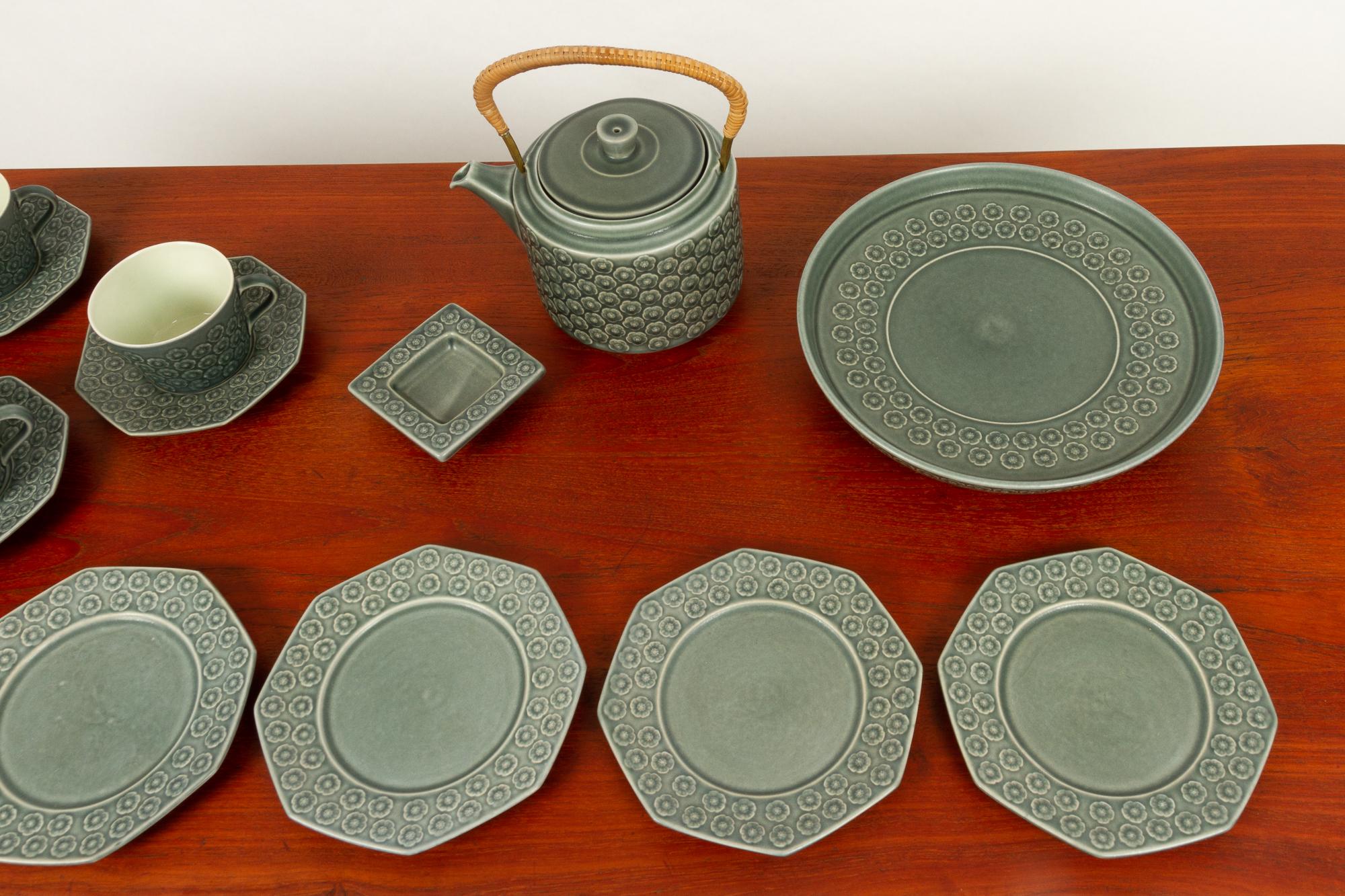 Vintage Danish Azur Stoneware Tea Set by J. H. Quistgaard 7