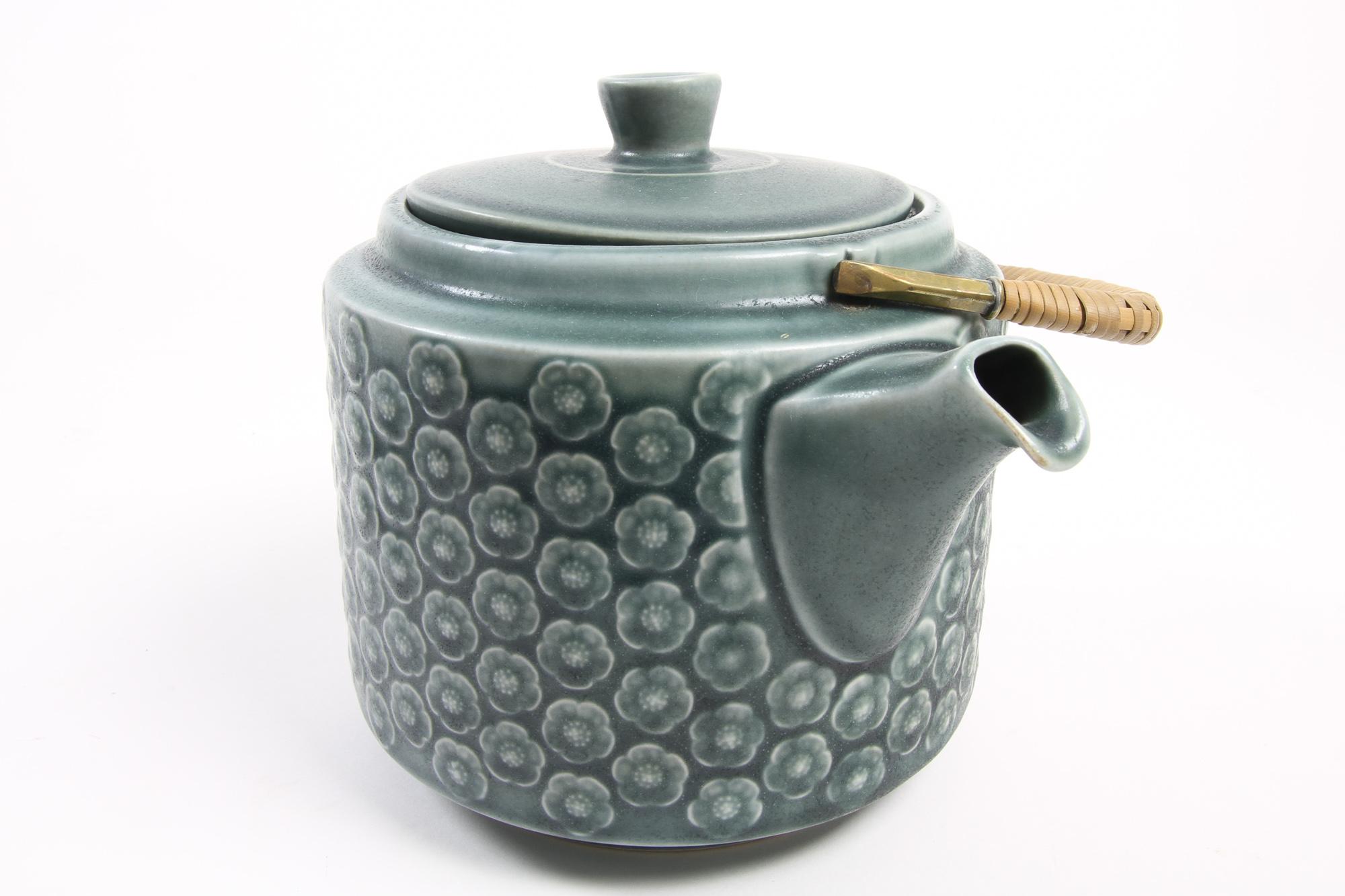 Scandinavian Modern Vintage Danish Azur Stoneware Teapot by Jens H. Quistgaard for Kronjyden, 1960s For Sale