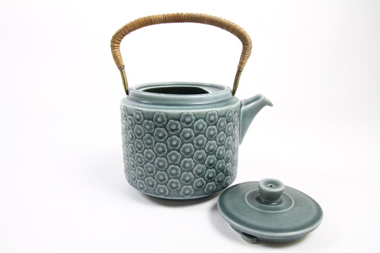 Vintage Danish Azur Stoneware Teapot by Jens H. Quistgaard for Kronjyden,  1960s at 1stDibs