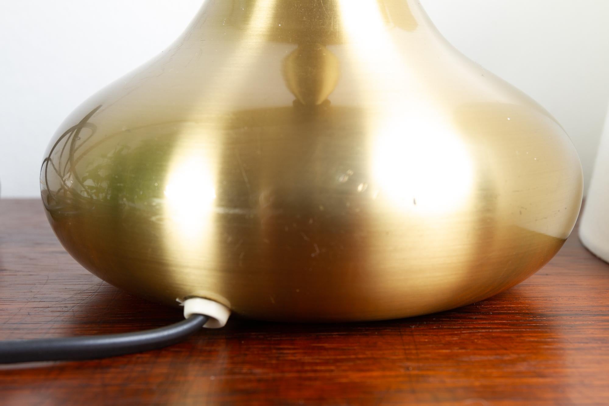 Vintage Danish Brass Orient Table Lamp by Jo Hammerborg for Fog & Mørup 1960s 5