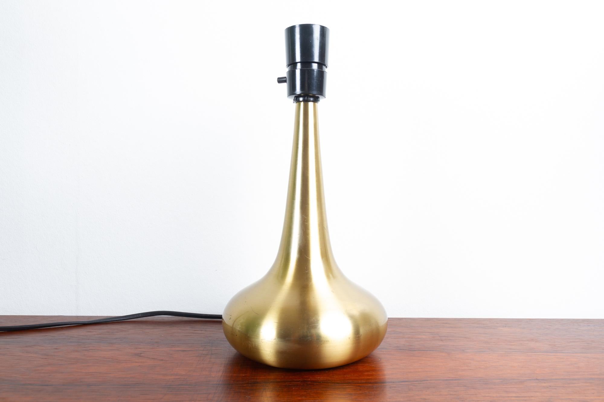 Vintage Danish Brass Orient Table Lamp by Jo Hammerborg for Fog & Mørup 1960s 3