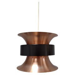 Suspension danoise vintage en laiton par Ben Nordsted pour Lyskaer, 1970