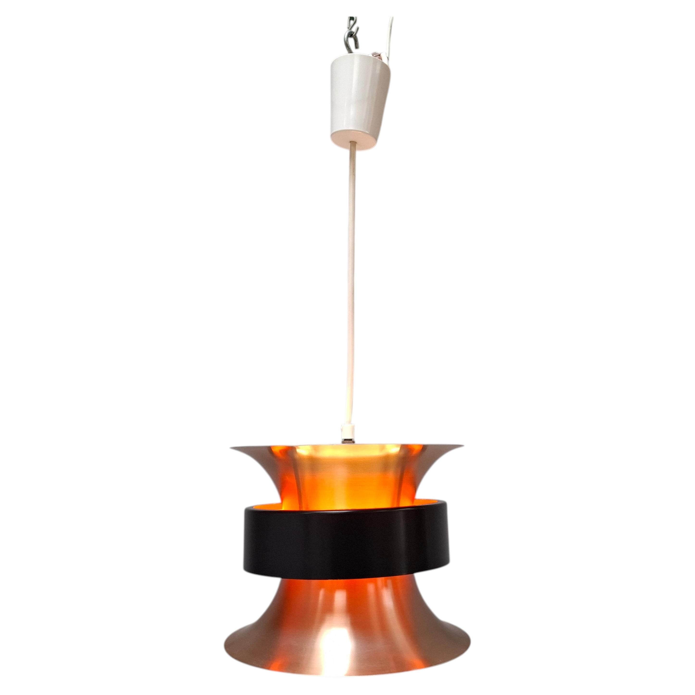 Vintage Danish Brass Pendant Light by Ben Nordsted for Lyskaer, 1970s For Sale