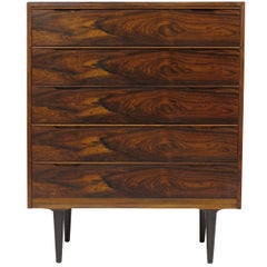 Vintage Danish Brazilian Rosewood Chest of Drawers