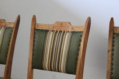 Vintage Danish Brutalist Oak Dining Chairs, Henning Kjærnulf Stil, 1960er Jahre