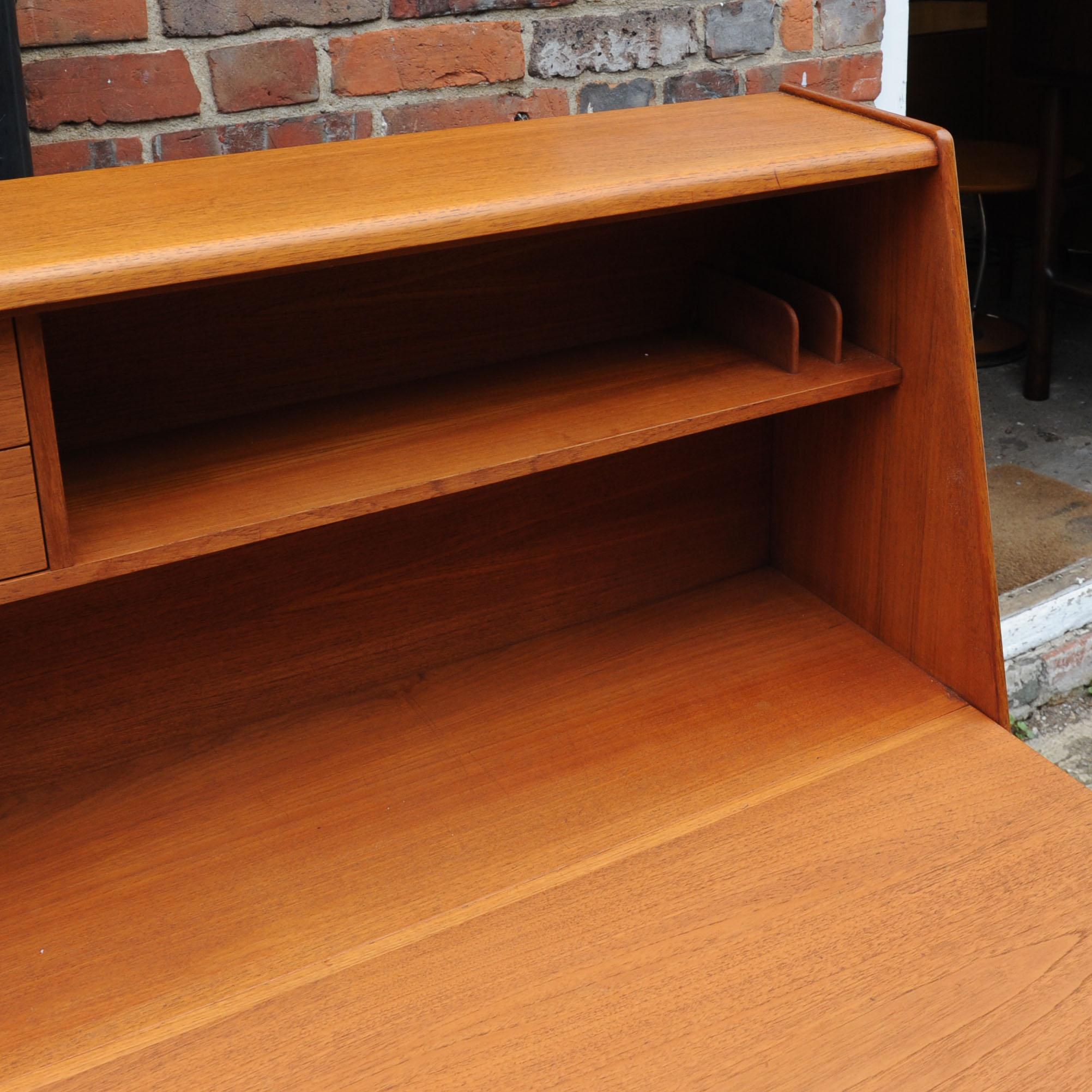 Mid-20th Century Vintage Danish Bureau/ Desk by Arne Hovmand Olsen for Mogens Kold, 1960s For Sale