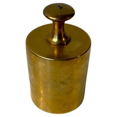Vintage Danish Butler Bell in Brass, 1970s