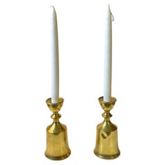 Candeleros daneses vintage de latón de Boyes Metalkunst, años 70, lote de 2