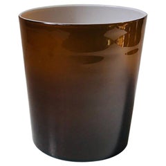 Vintage Danish Cased Glass Flower Pot by Michael Bang for Holmegaard