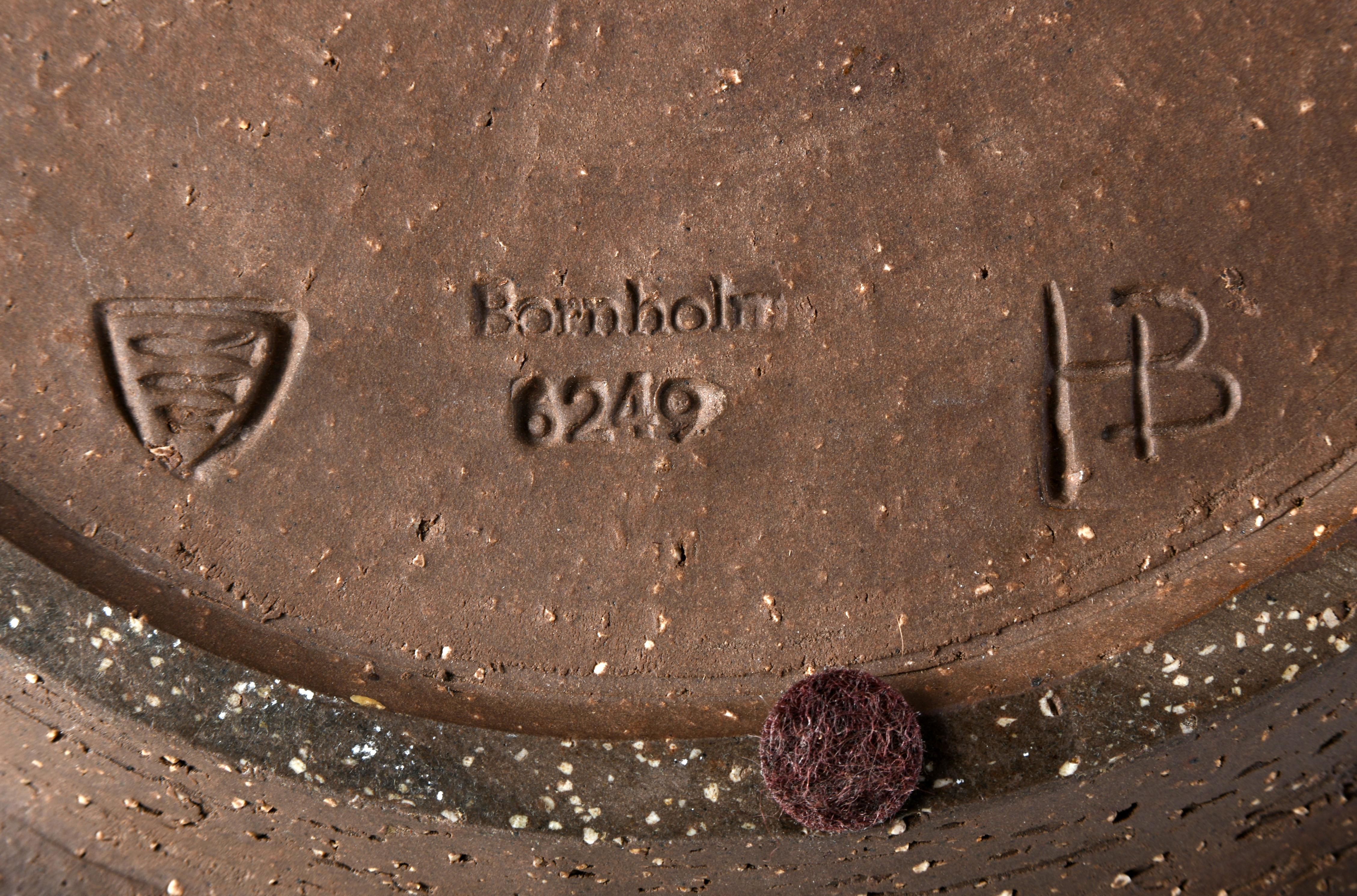 Ciotola danese d'epoca in ceramica di Helge Bjufstrøm per il laboratorio Michael Andersen in vendita 6