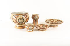 Vintage Danish Ceramic by Søholm 1960s Set of 5