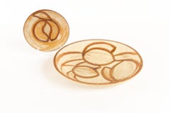 Vintage Danish Ceramic Dishes by Søholm 1960s, Set of 2