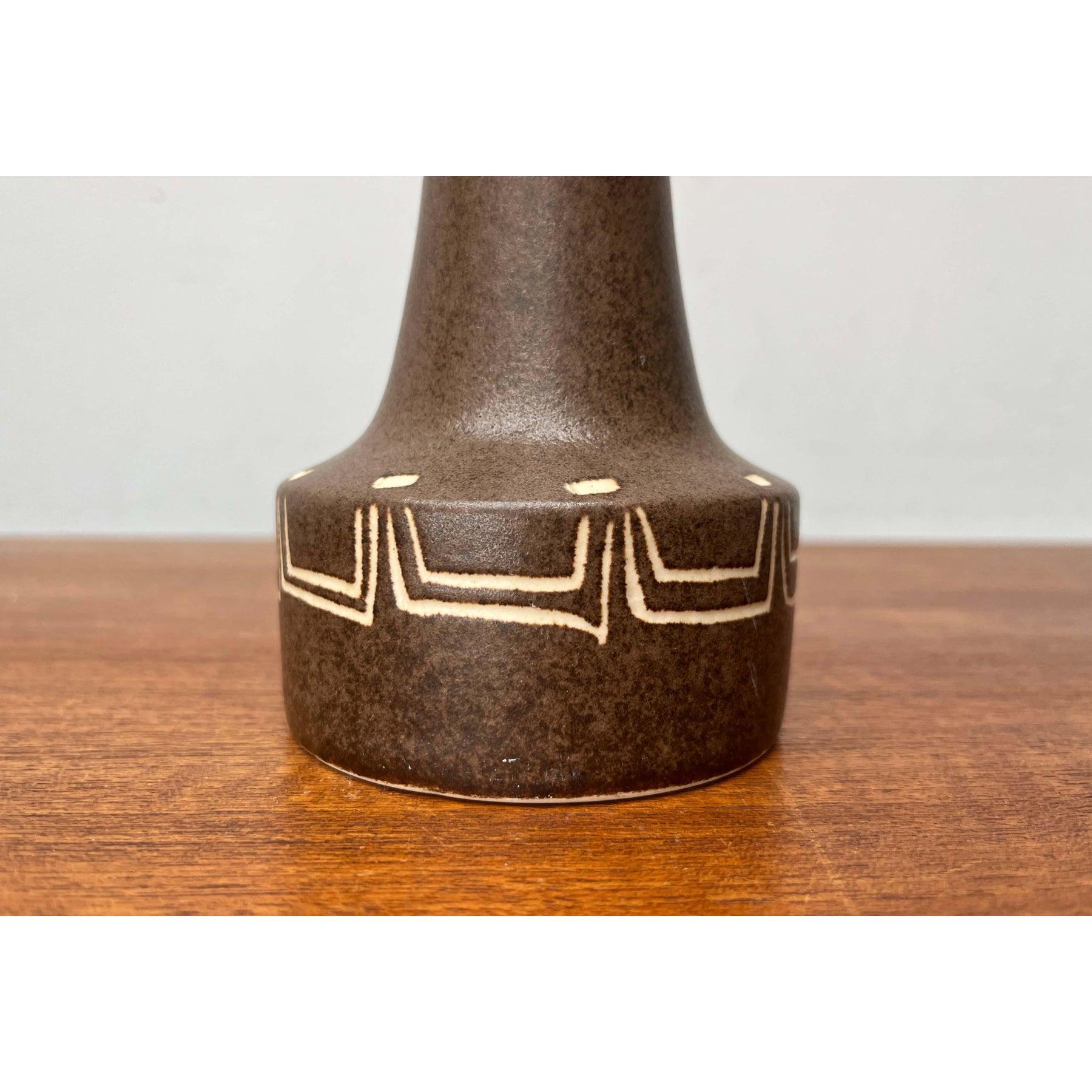 Mid-Century moderno Lampada da tavolo danese vintage in ceramica, anni '70 in vendita
