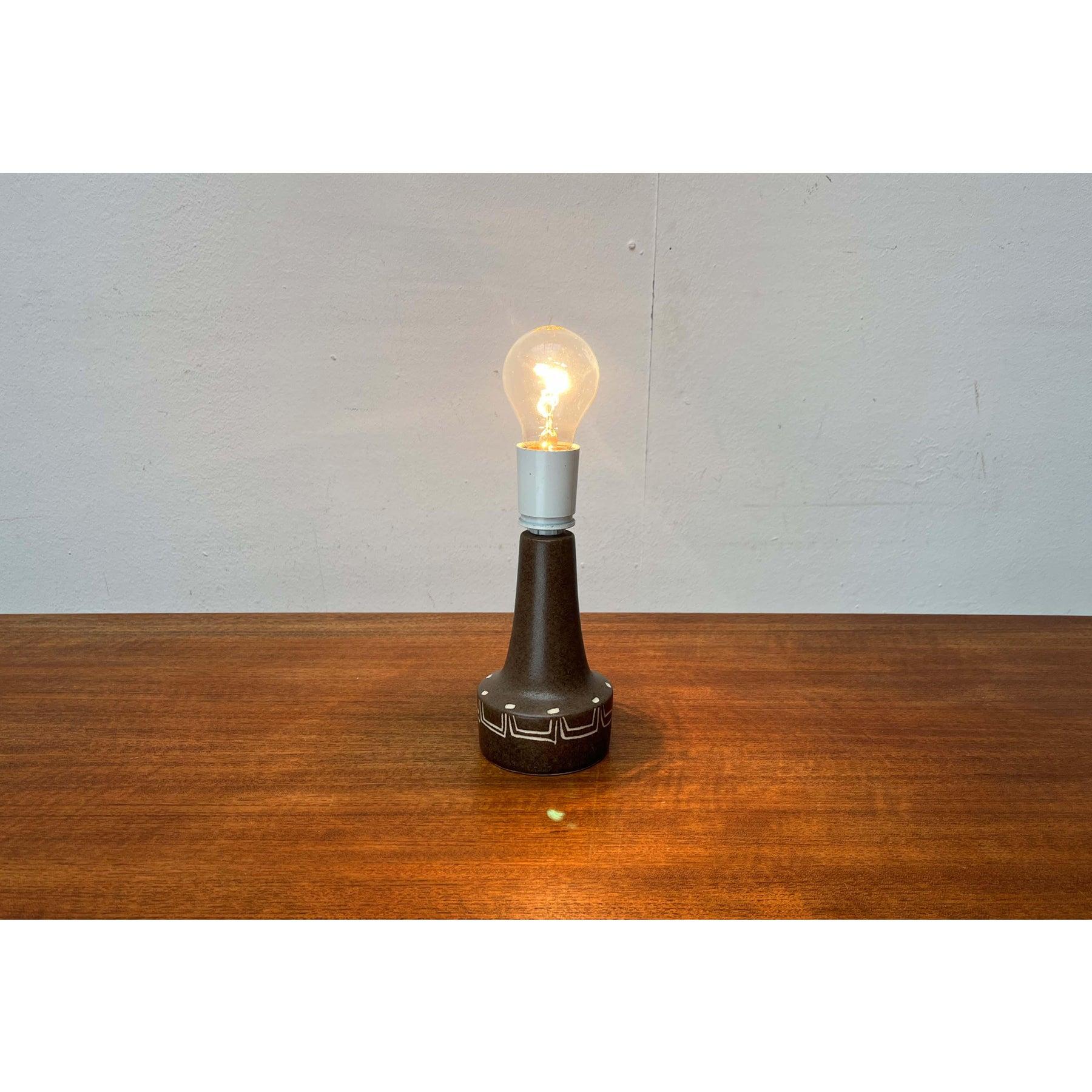 Lampada da tavolo danese vintage in ceramica, anni '70 In condizioni buone in vendita a Hamburg, DE