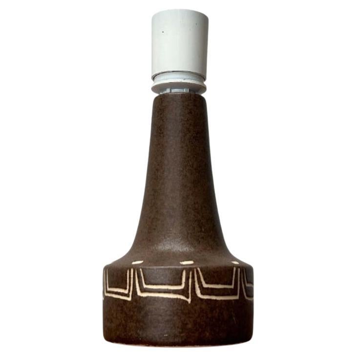 Lampada da tavolo danese vintage in ceramica, anni '70