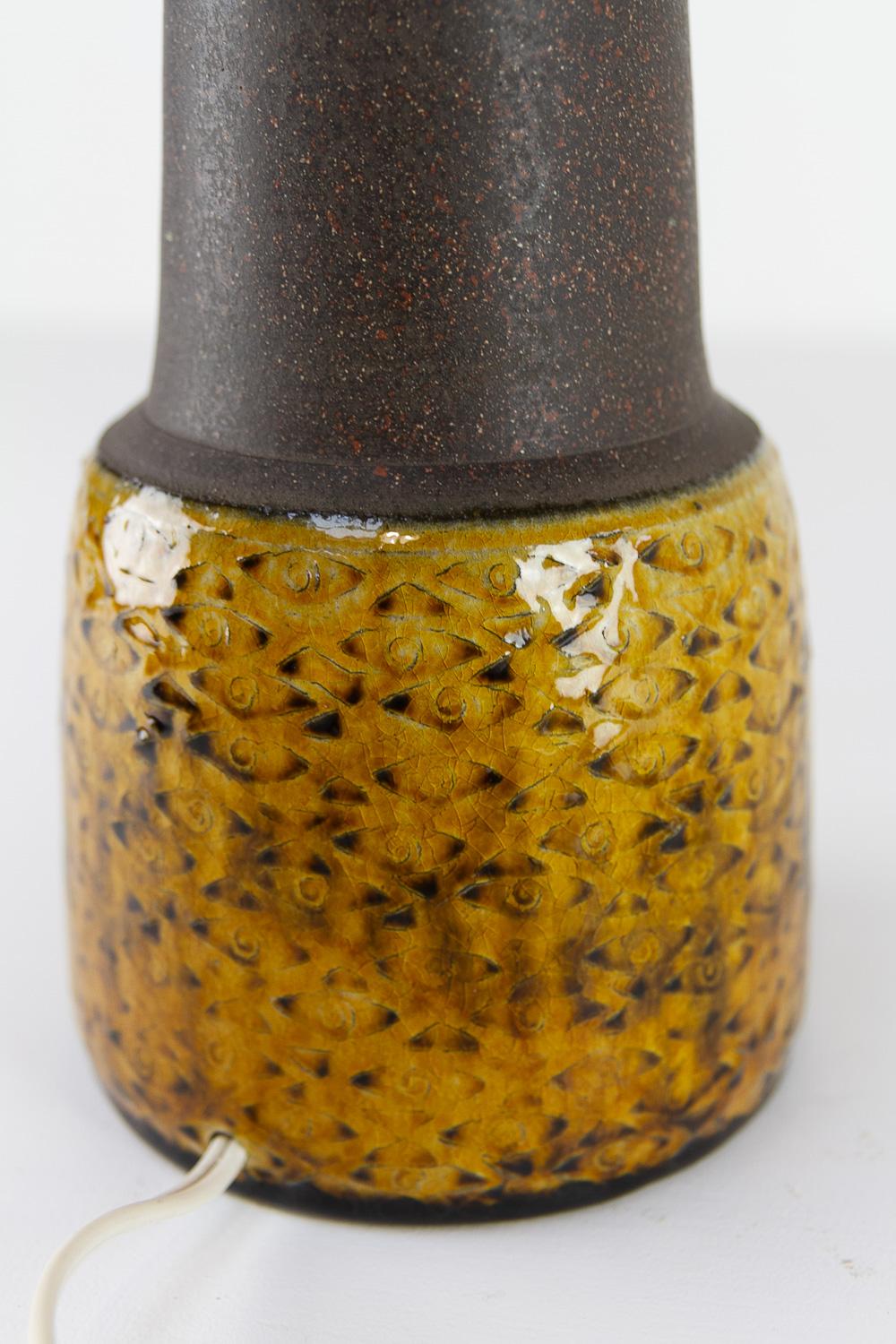 Lampe de table vintage en céramique danoise par Nils Kähler, années 1960. en vente 9