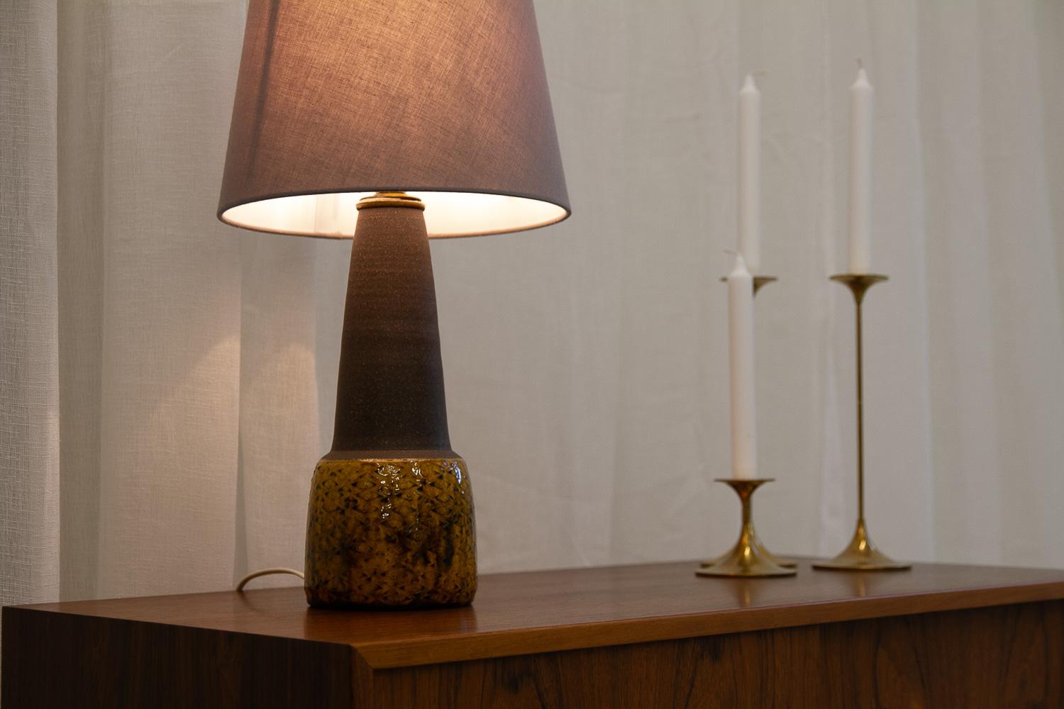 Lampe de table vintage en céramique danoise par Nils Kähler, années 1960. en vente 11
