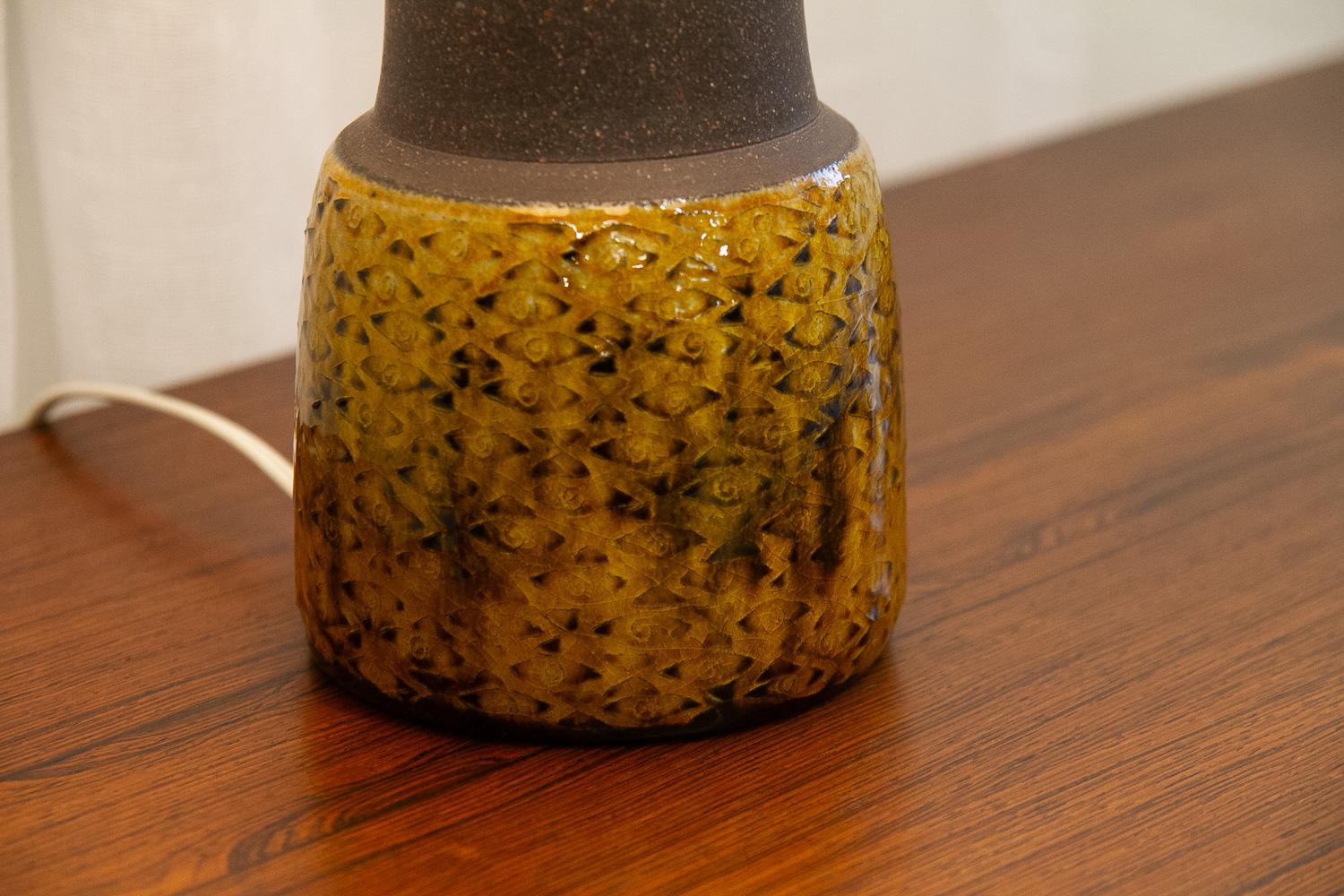 Lampe de table vintage en céramique danoise par Nils Kähler, années 1960. en vente 12