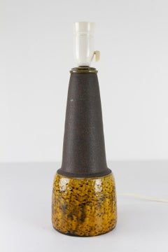 Vintage Danish Ceramic Table Lamp by Nils Kähler, 1960s.