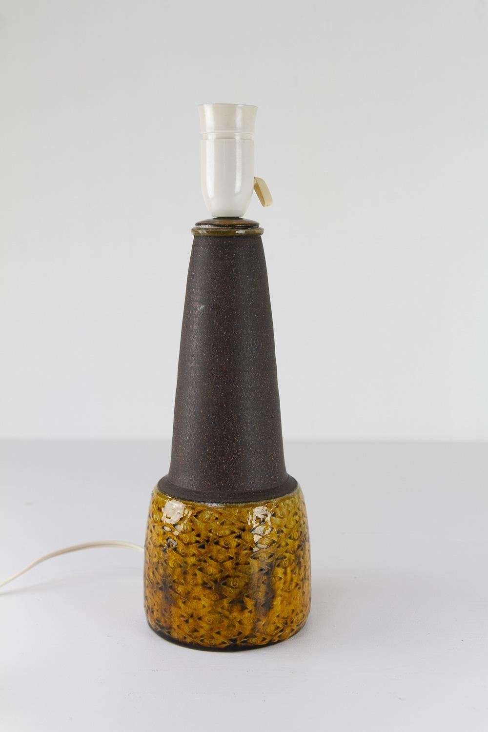 Céramique Lampe de table vintage en céramique danoise par Nils Kähler, années 1960. en vente