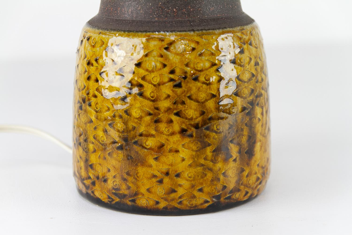 Lampe de table vintage en céramique danoise par Nils Kähler, années 1960. en vente 1