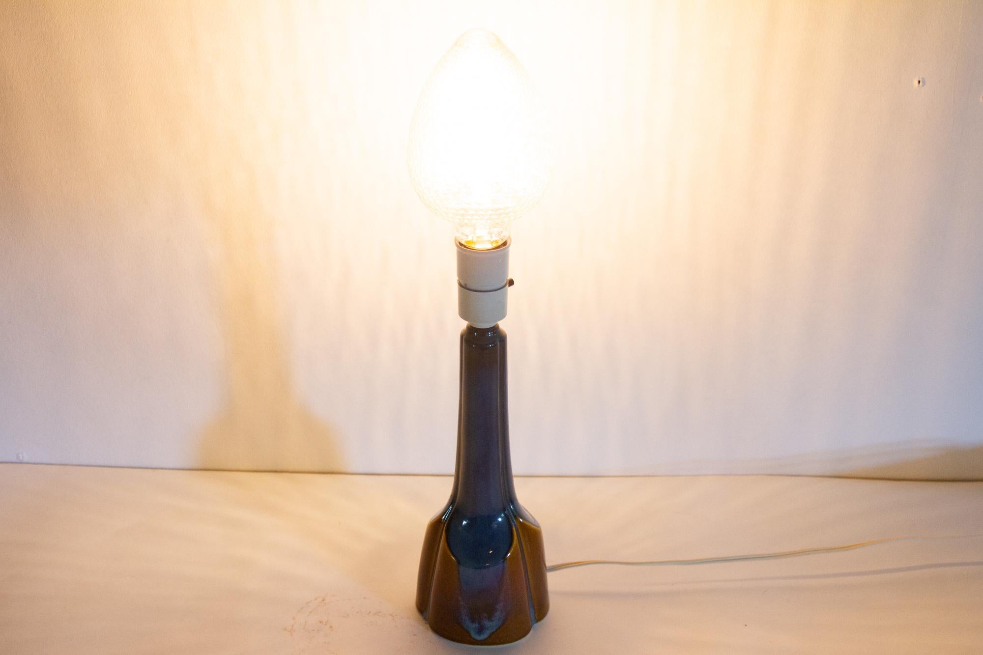 Lampe de table vintage en céramique danoise par Søholm, années 1960 en vente 4