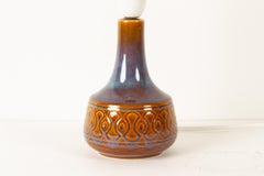 Dänische Keramik-Tischlampe von Sholm, 1960er Jahre