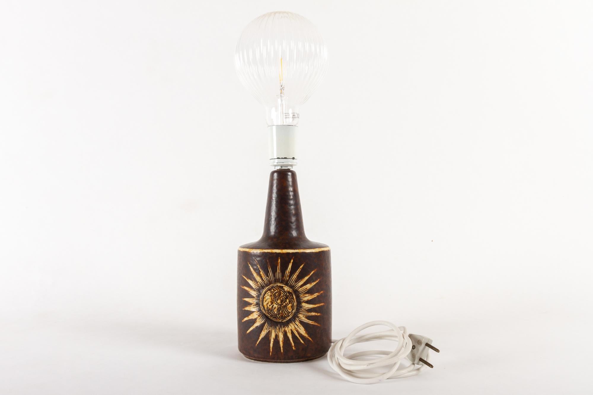 Céramique Lampe de bureau danoise vintage en céramique par Sholm, années 1960 en vente