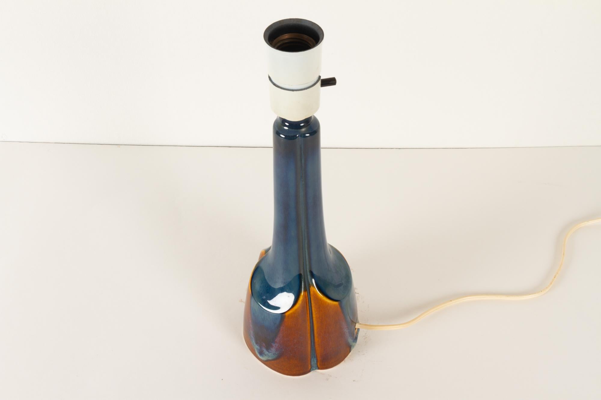 Vintage Danish Ceramic Table Lamp by Søholm, 1960s For Sale 2