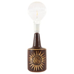 Lampada da tavolo danese vintage in ceramica di Søholm, anni '60