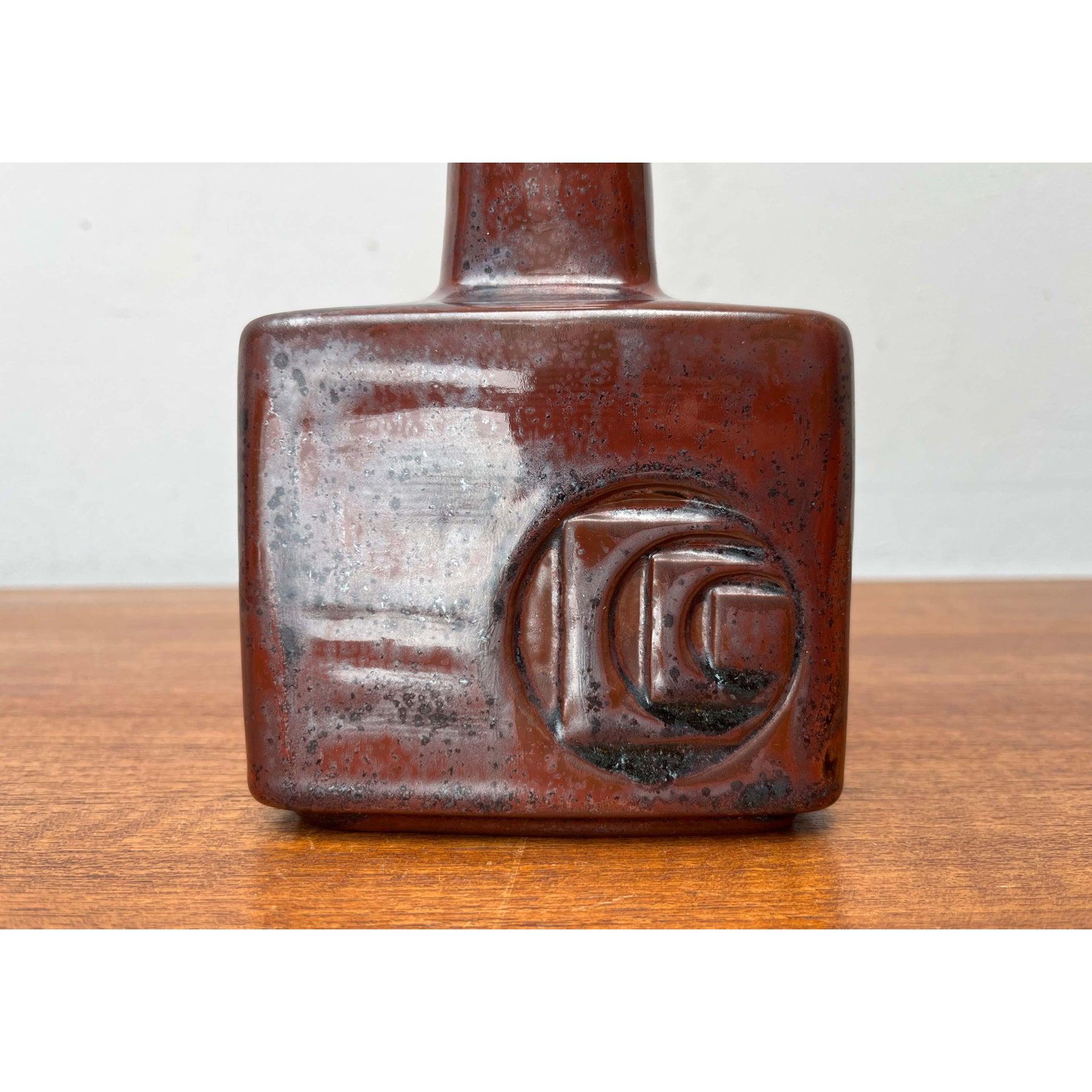Lámpara de sobremesa de cerámica danesa vintage de Desiree Stentoj, años 70 Moderno de mediados de siglo en venta