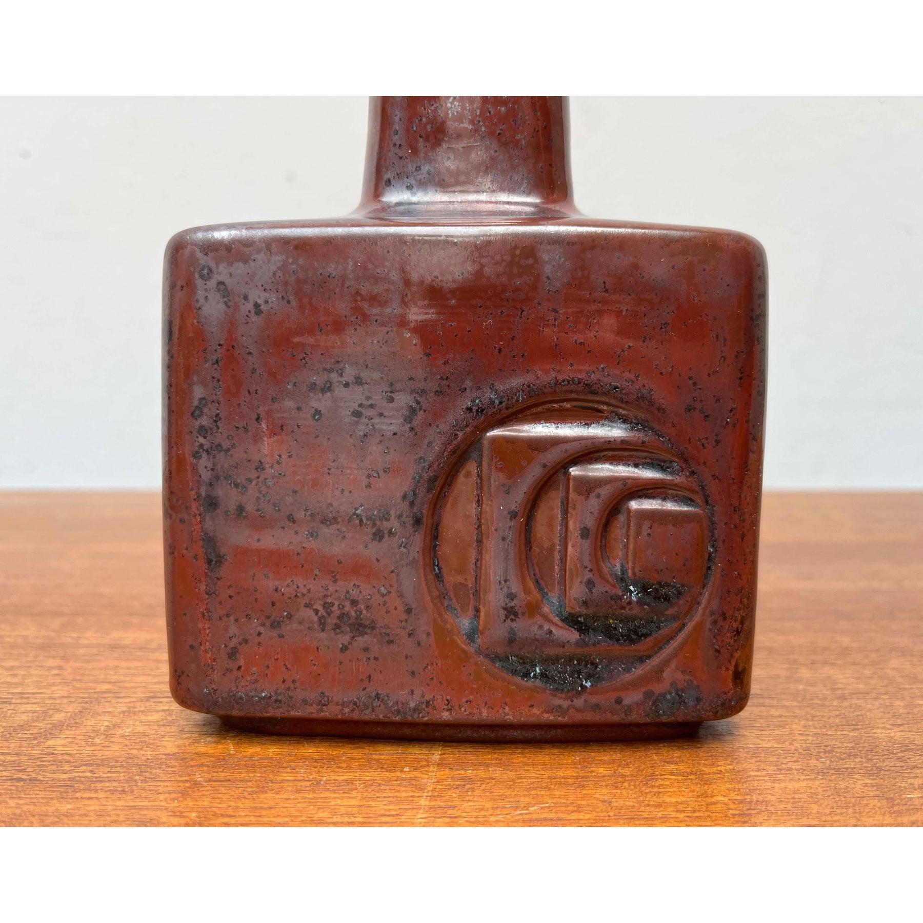 Lámpara de sobremesa de cerámica danesa vintage de Desiree Stentoj, años 70 siglo XX en venta
