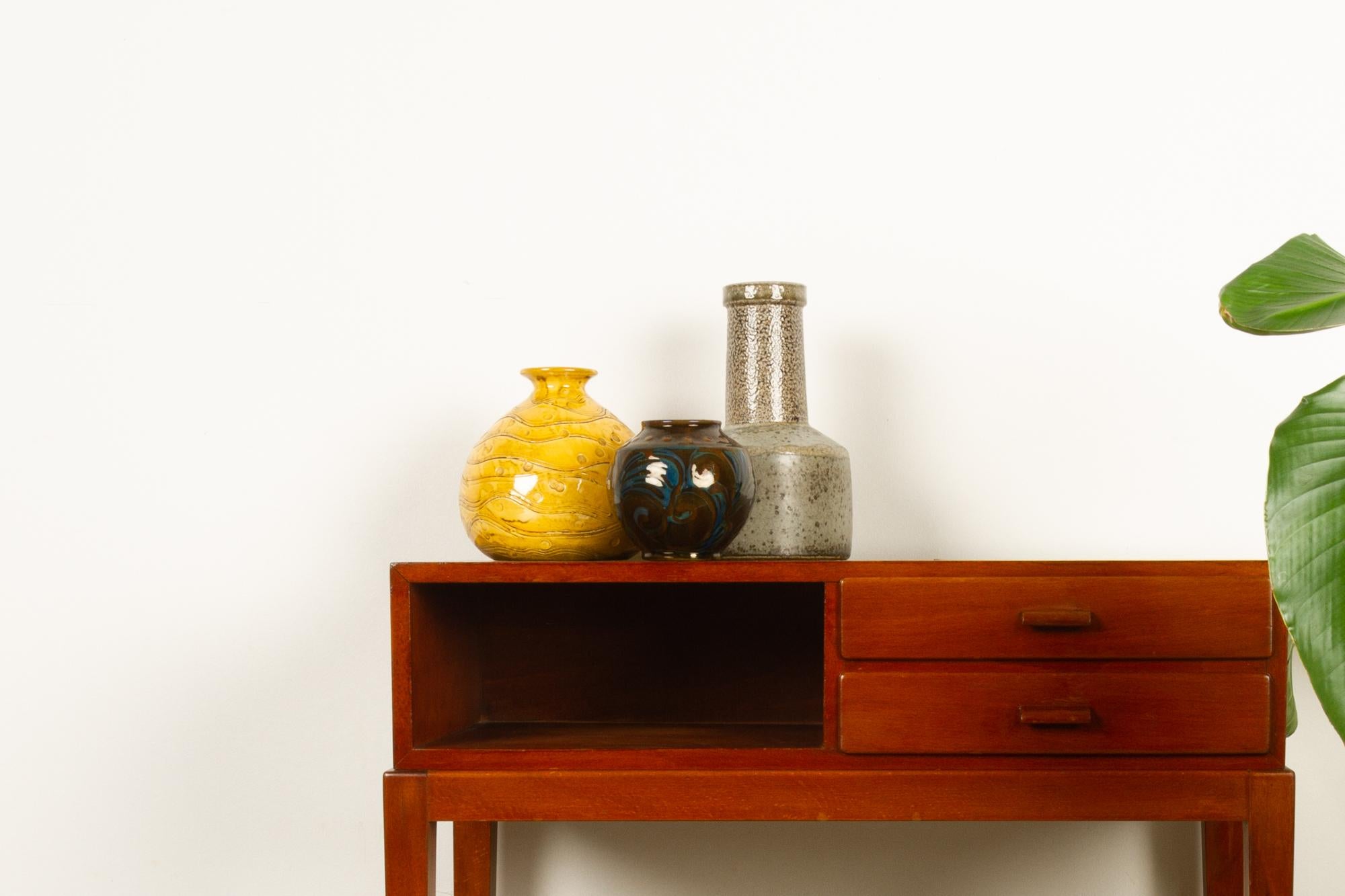 Vaso d'epoca in ceramica danese di Herman A. Kähler, anni '30 in vendita 5