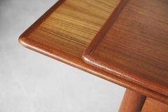 Vintage Danish Classic Teak Adjustable Dining Table, 1960s