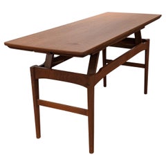 Vintage Danish Coffee and Dining Table in One "7883"