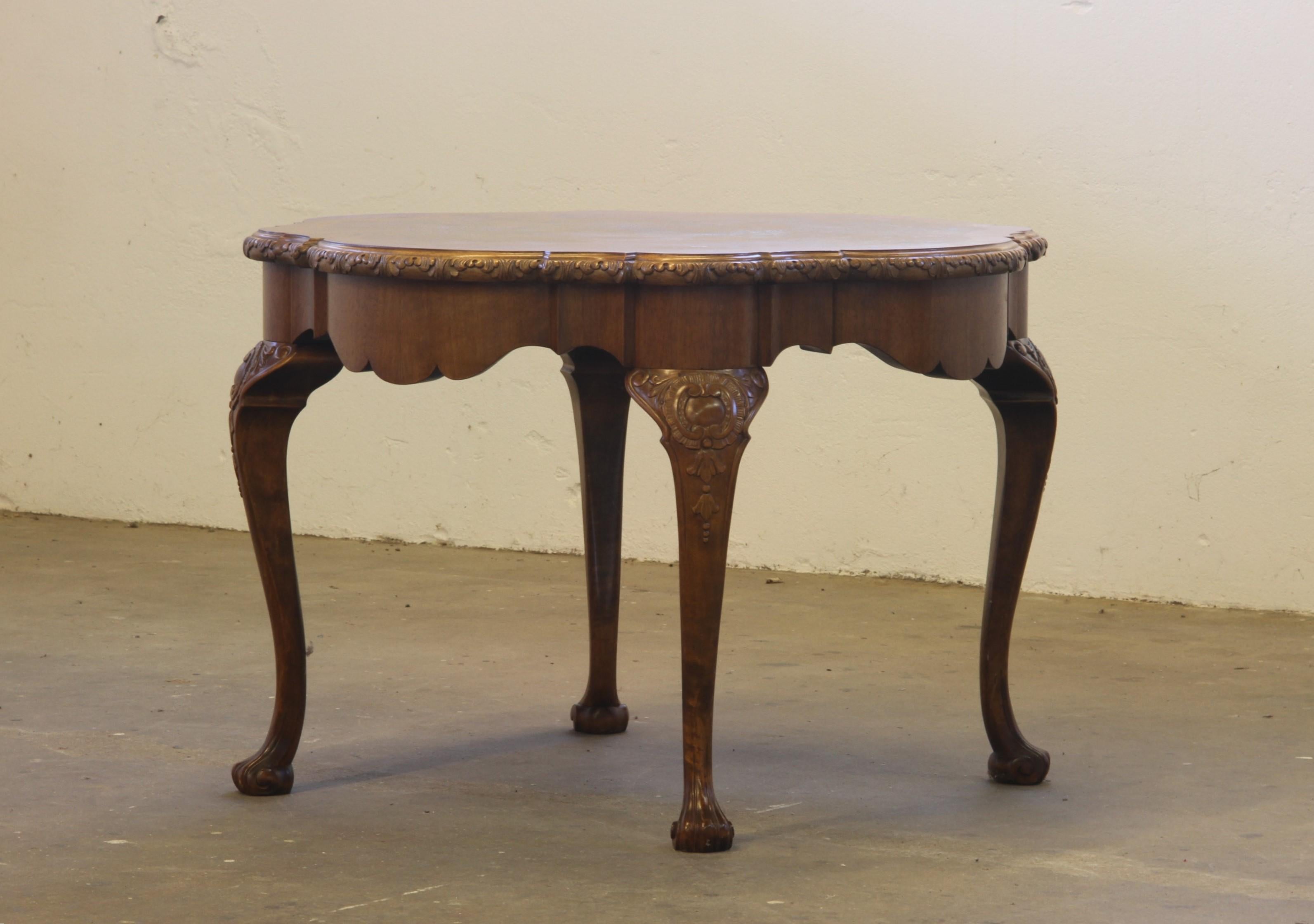 Table basse danoise vintage, design des années 1920 en vente 5